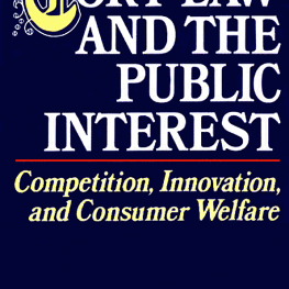 Tort Law & The Public Interest - assisted c.8 by Prof. Trebilcock et al.